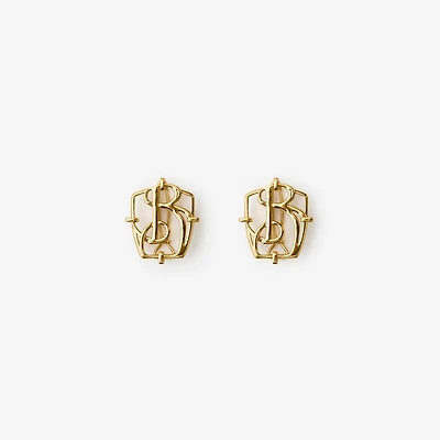 B Charm Hair Clips in Gold | Burberry® Official