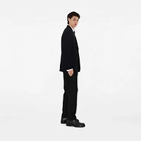 Wool Tailored Jacket in Black - Men | Burberry® Official