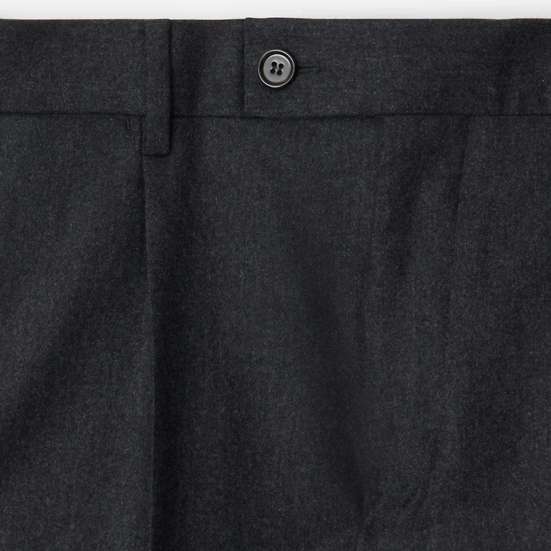 Wool Flannel Tailored Trousers in Brisk grey - Men | Burberry® Official