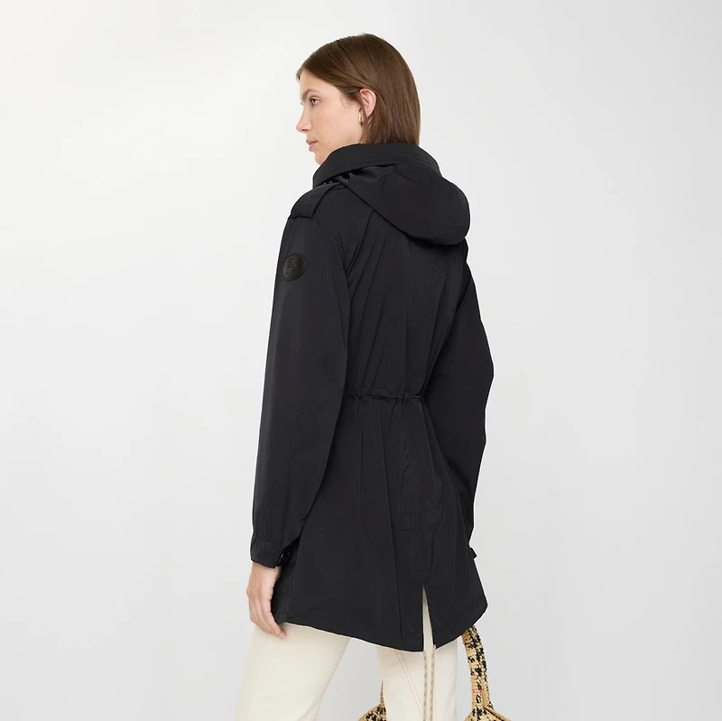 Stretch Nylon Parka in Black - Women | Burberry® Official