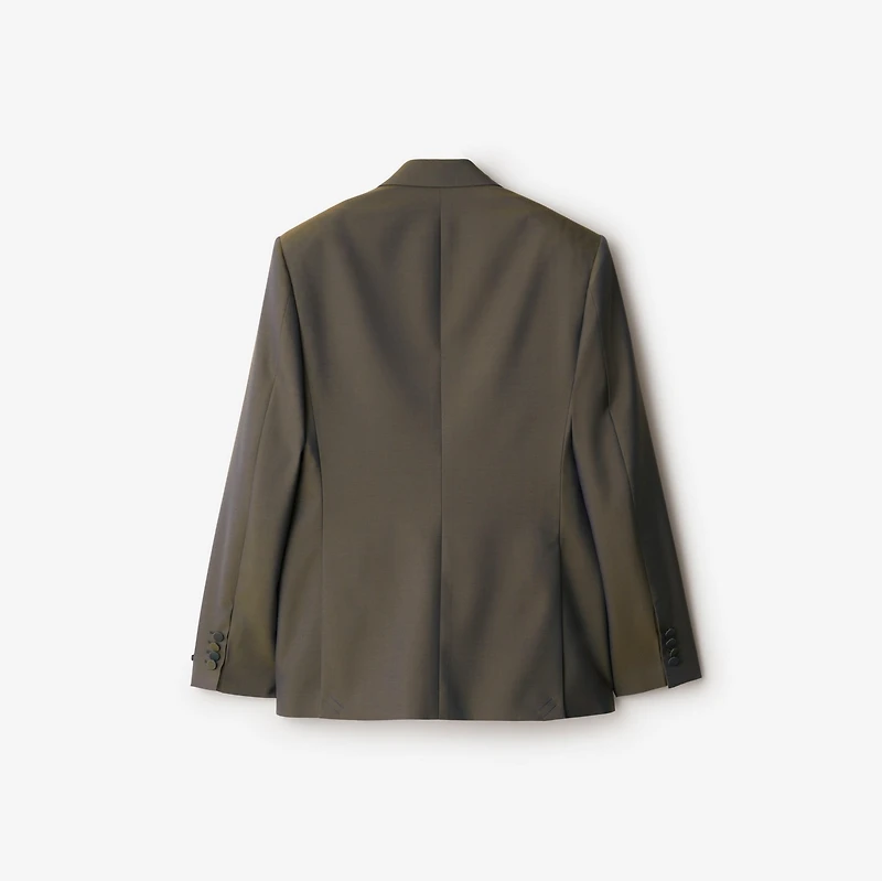 Wool Tailored Jacket in Reef