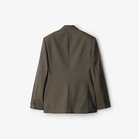 Wool Tailored Jacket in Reef