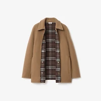 Wool Overshirt in Camel brown/treacle brown - Women | Burberry® Official