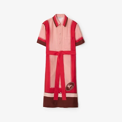 Knight Stamp Box Silk Shirt Dress - Women | Burberry® Official