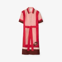 Knight Stamp Box Silk Shirt Dress - Women | Burberry® Official