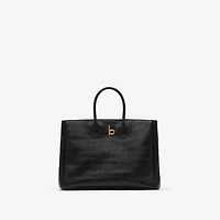 Medium Rocking Horse Tote in Black - Women | Burberry® Official