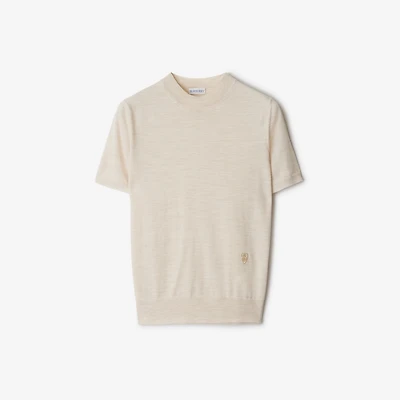 Wool Top in Nutmeg - Women | Burberry® Official