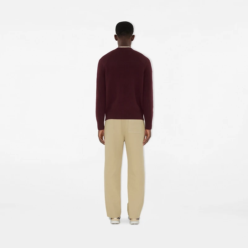 EKD Wool Cashmere Sweater in Box red - Men | Burberry® Official
