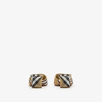 Check Sloane Mules​ in Sand beige - Women | Burberry® Official