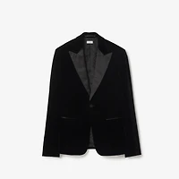 Velvet Tuxedo Jacket in Black - Men | Burberry® Official
