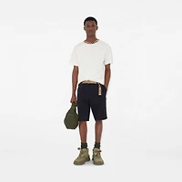 Cotton Shorts in Navy - Men | Burberry® Official