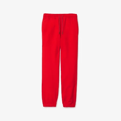 Watercolour EKD Cotton Jogging Pants in Crayon red - Women | Burberry® Official
