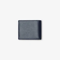Pop Check Bifold Wallet in Midnight blue - Men | Burberry® Official