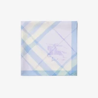 Watercolour Check Silk Scarf in Lilac purple | Burberry® Official