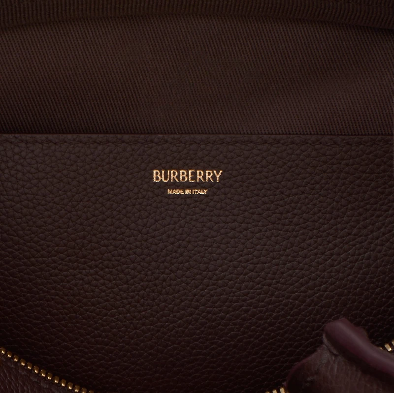 Medium Highlands Bowling Bag​ in Mahogany red - Women | Burberry® Official