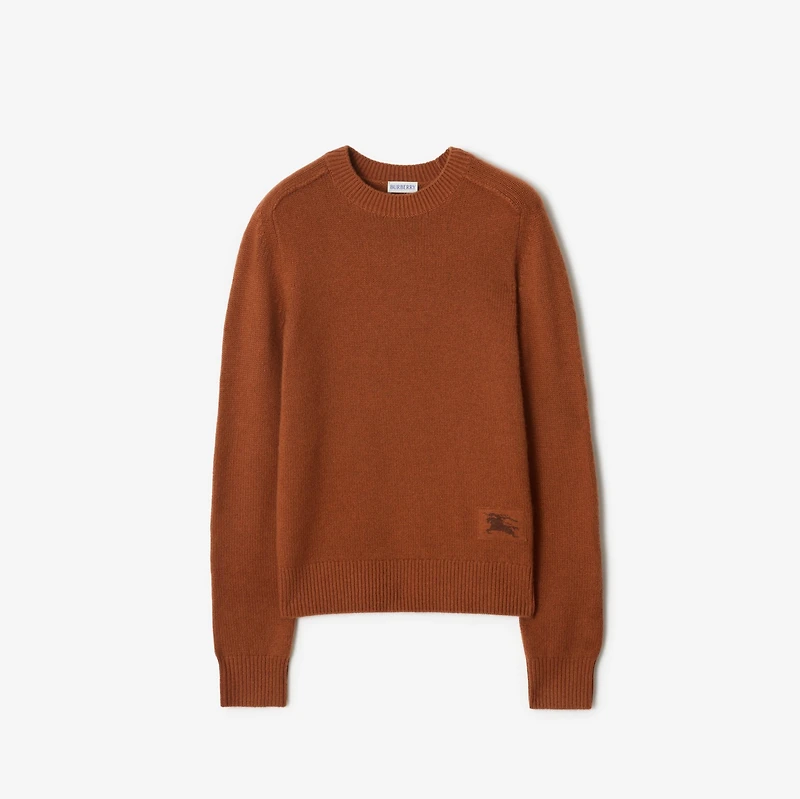 Cashmere Sweater in Ginger orange - Women | Burberry® Official