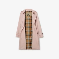 Mid-length Tropical Gabardine Kensington Trench Coat in Pale sugar pink - Women | Burberry® Official