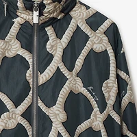 Knot Nylon Jacket in Magnet - Men | Burberry® Official