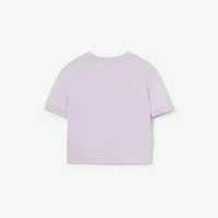 Thomas Bear and Friends Cotton T-shirt in Muted lilac | Burberry® Official