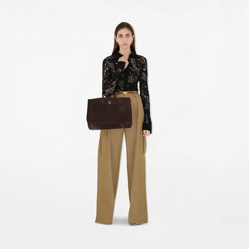 Rocking Horse Tote​ in Dark brown