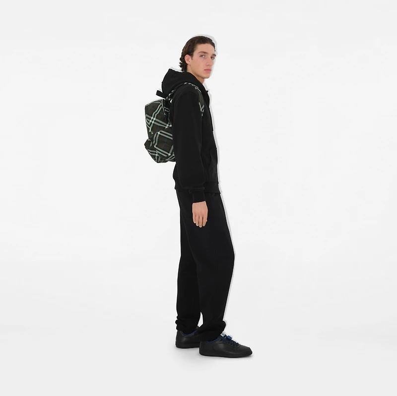 EKD Badge Cotton Jogging Pants in Black - Men | Burberry® Official