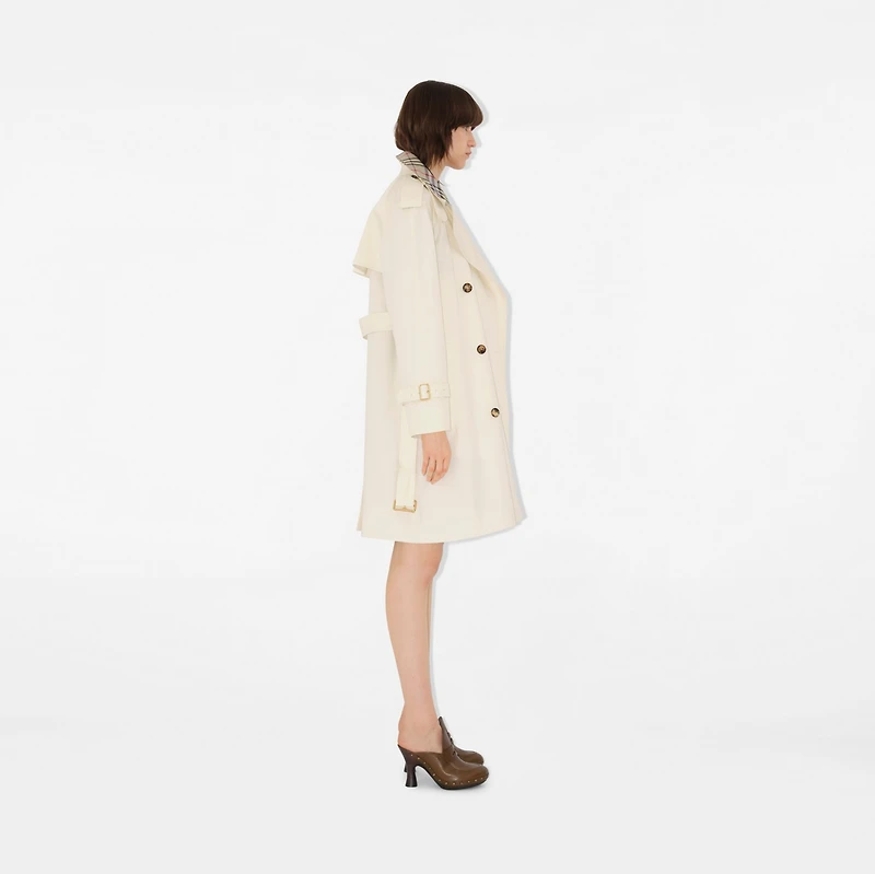 Mid-length Check Collar Castleford Trench Coat in - Women