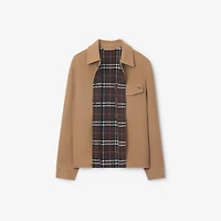 Wool Overshirt in Camel brown/treacle brown - Men | Burberry® Official