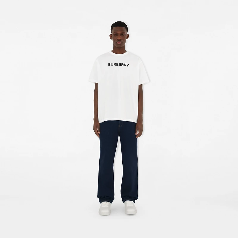 Logo Cotton T-shirt in White