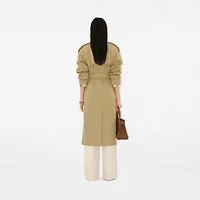 Long Check Collar Castleford Trench Coat in Hamper - Women, Cotton | Burberry® Official