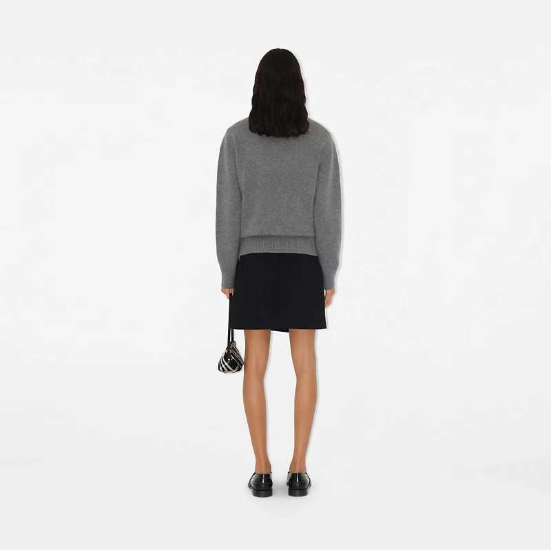EKD Wool Cashmere Sweater in Grey - Women | Burberry® Official