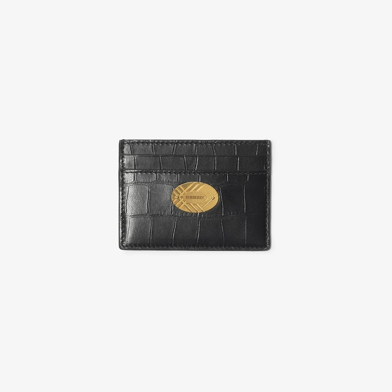 Cotswolds Card Case in Black - Women | Burberry® Official