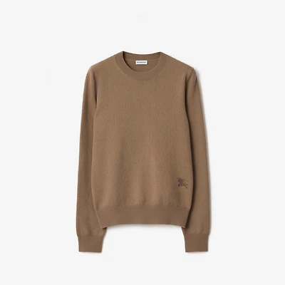 Wool Sweater in Camel - Women | Burberry® Official