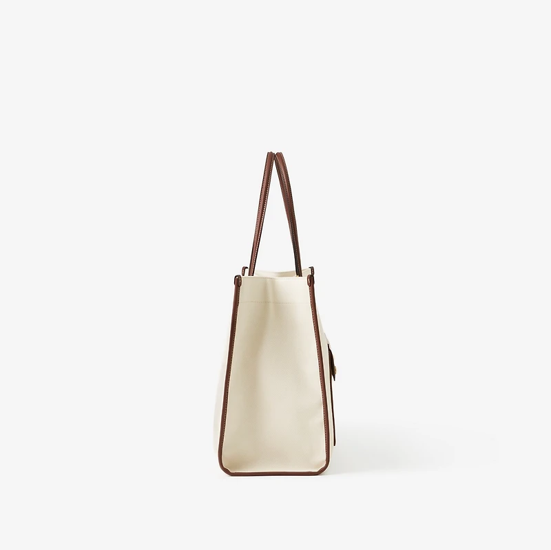 Small Freya Tote in Natural/tan - Women, Canvas | Burberry® Official