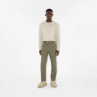 Cotton Chinos in Tent - Men | Burberry® Official
