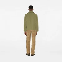 Fox Gabardine Jacket in Wreath green - Men | Burberry® Official