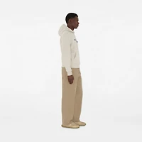 Knot Logo Cotton Hoodie in Sail - Men | Burberry® Official