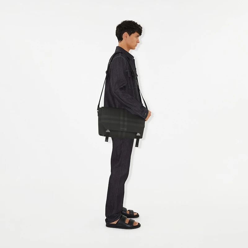 Large Wright Bag in Charcoal - Men | Burberry® Official