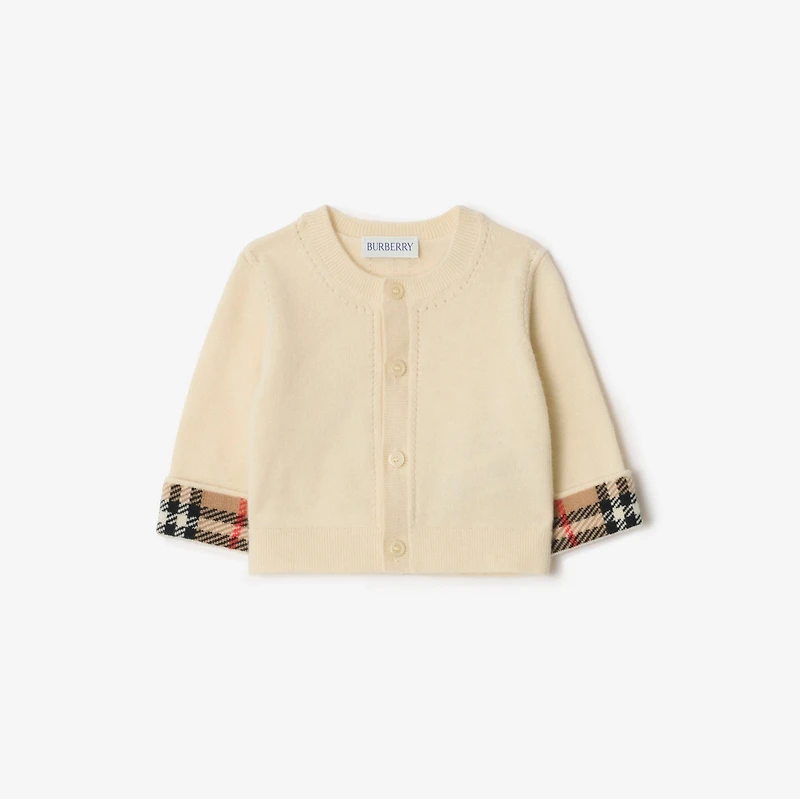Cashmere Two-piece Baby Gift Set in Ivory - Children | Burberry® Official