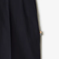 Cotton Shorts in Navy - Men | Burberry® Official