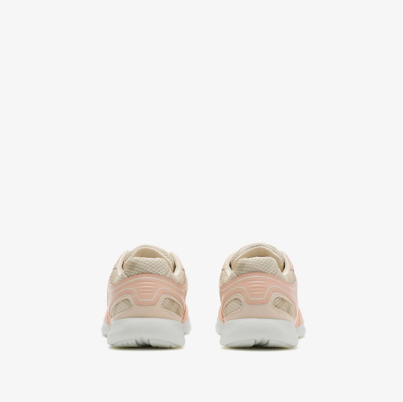 Check Matrix Sport Sneakers in Clam beige - Women | Burberry® Official