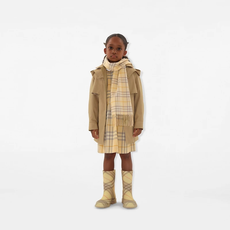 Cotton Hooded Trench Coat in Sand | Burberry® Official
