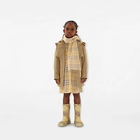 Cotton Hooded Trench Coat in Sand | Burberry® Official