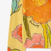 Highgrove Cascading Flowers Wool Sweater in Yellow - Women | Burberry® Official