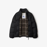Wool Snowdon Puffer Jacket in Charcoal grey - Men | Burberry® Official