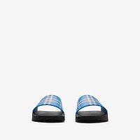 Check Slides in Hyacinth - Men, Technical | Burberry® Official