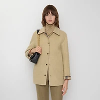 Wool Overshirt in Sand
