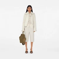 Bonded Cotton Trench Jacket in Sail - Women | Burberry® Official