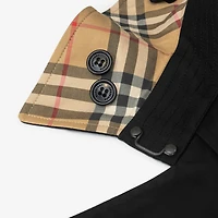 Long Chelsea Heritage Trench Coat in Black - Women, Cotton Gabardine | Burberry® Official