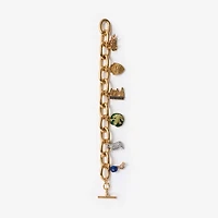 Charm Bracelet in Gold/multicolour - Women | Burberry® Official