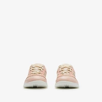 Check Matrix Sport Sneakers in Clam beige - Women | Burberry® Official